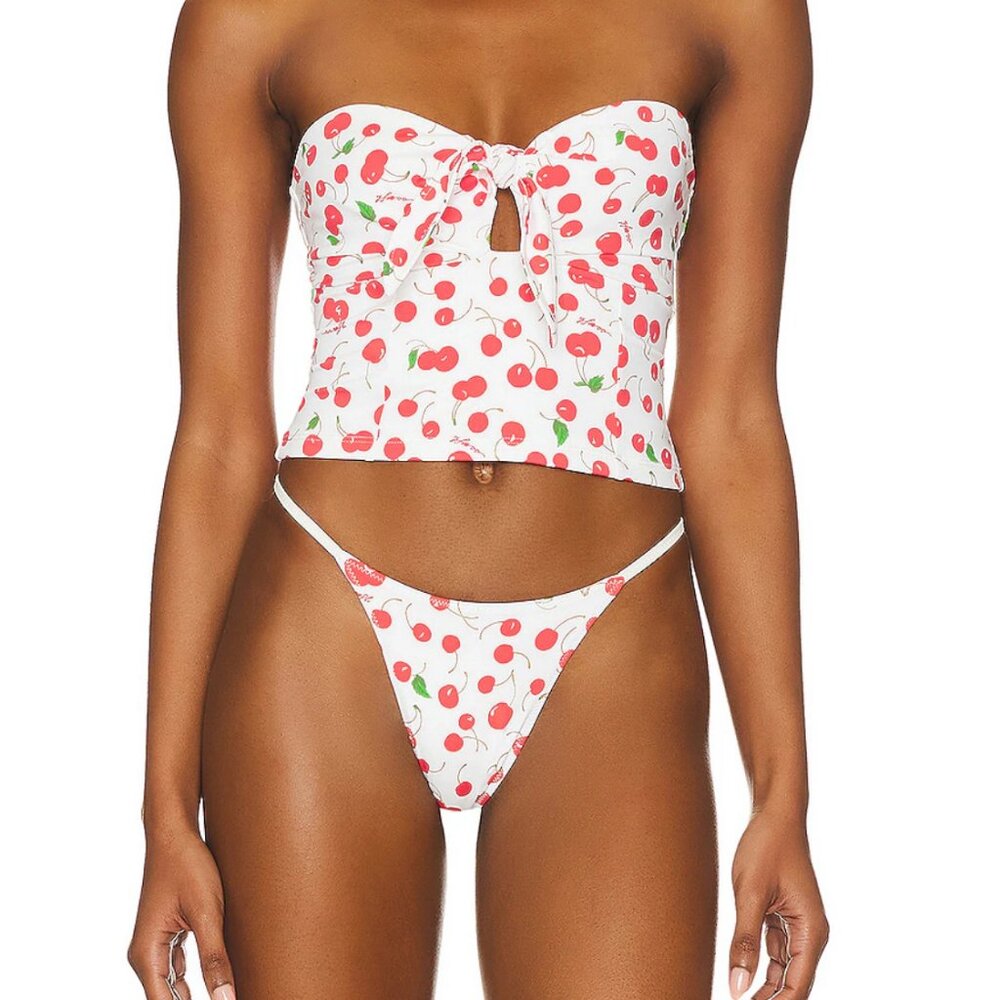 Frankie's Bikinis x SYDNEY SWEENEY Rocky Strapless Bikini Top
